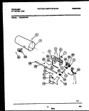BURNER, IGNITER AND VALVE Diagram and Parts List for FDG546DBD0  Frigidaire Dryer