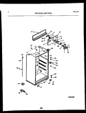 CABINET PARTS Diagram and Parts List for MRT17CHAY0-23  Tappan Refrigerator