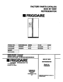 COVER Diagram and Parts List for FRS20ZSGB2  Frigidaire Refrigerator