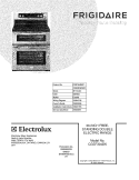 COVER Diagram and Parts List for CGEF304DKF1  Frigidaire Range