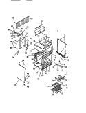 BODY, SIDE PANELS Diagram and Parts List for KF440GDW0  Frigidaire Range