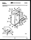 CABINET PARTS Diagram and Parts List for FPE17TLA0  Frigidaire Refrigerator