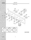 Part Location Diagram of 318293818 Frigidaire Burner Infinite Switch - 240V