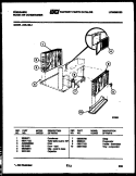 UNIT PARTS Diagram and Parts List for A05LH8L1  Frigidaire Air Conditioner