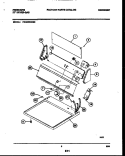 CONSOLE AND CONTROL PARTS Diagram and Parts List for FDG336NBS0  Frigidaire Dryer
