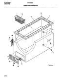 CABINET / CONTROL / SHELVES Diagram and Parts List for MFC05M3B  Frigidaire Freezer