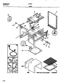 BODY Diagram and Parts List for 30-3053-00-02  Tappan Range