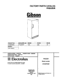 COVER Diagram and Parts List for GFU20F5AW3  Gibson Freezer