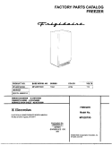 COVER Diagram and Parts List for MFU20F3GW8  Uni Freezer