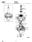 P12M0008 TRANSMISSION Diagram and Parts List for FWSB55RGS0  Frigidaire Washer
