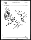 CONSOLE AND CONTROL PARTS Diagram and Parts List for AWP330H1W  Kelvinator Washer