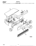 CONTROL PANEL Diagram and Parts List for TEB500CCB3  Tappan Wall Oven