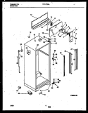 CABINET PARTS Diagram and Parts List for TRT17CRAD0  Tappan Refrigerator