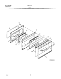 Part Location Diagram of 316066619 Frigidaire LINER-OVEN DOOR