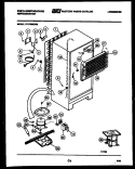 SYSTEM AND AUTOMATIC DEFROST PARTS Diagram and Parts List for RT176MCW0  Frigidaire Refrigerator