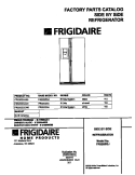 COVER Diagram and Parts List for FRS20ZGJD0  Frigidaire Refrigerator