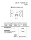 COVER Diagram and Parts List for GLEC36S8ABA  Frigidaire Cooktop
