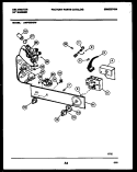 CONSOLE AND CONTROL PARTS Diagram and Parts List for AWP330H3D  Kelvinator Washer