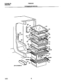 REFRIGERATOR SHELVES Diagram and Parts List for FRS24AGGW7  Frigidaire Refrigerator