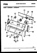 CONSOLE AND CONTROL PARTS Diagram and Parts List for WA4900ADD1  Frigidaire Washer