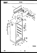 CABINET PARTS Diagram and Parts List for TSX130HN2D  Kelvinator Refrigerator