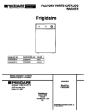 COVER Diagram and Parts List for FWS235RFS2  Frigidaire Washer