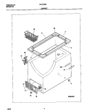 CABINET Diagram and Parts List for F81C13M3W0  Frigidaire Freezer