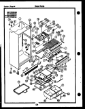 DOOR PARTS Diagram and Parts List for RT17F9WSGA  Gibson Refrigerator