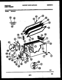 CHEST FREEZER PARTS Diagram and Parts List for CFS18LL8  Frigidaire Freezer