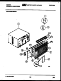 CABINET PARTS Diagram and Parts List for GAS188P2K1  Gibson Air Conditioner