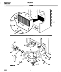 SYSTEM Diagram and Parts List for MFU20F3GW2  Frigidaire Freezer