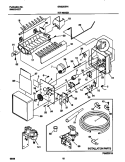 ICE MAKER Diagram and Parts List for GRS26ZRHW0  Gibson Refrigerator