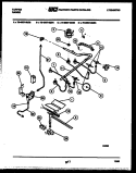 BURNER, MANIFOLD AND GAS CONTROL Diagram and Parts List for 76-4667-00-04  Tappan Microwave Oven Combo