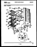 SYSTEM AND ELECTRICAL PARTS Diagram and Parts List for TFU12M4AW0  Tappan Freezer