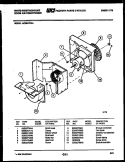 BURNER, MANIFOLD AND GAS CONTROL Diagram and Parts List for GF710HXD3  Frigidaire Range