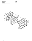 DOOR Diagram and Parts List for 30-2251-23-11  Tappan Range