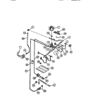 BURNERS, MANIFOLD, GAS CONTROL Diagram and Parts List for 32-2637-00-01  Tappan Range