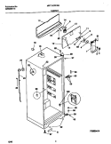 CABINET Diagram and Parts List for MRT15CPEW3  Frigidaire Refrigerator