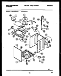 CABINET PARTS Diagram and Parts List for LA640AXW1  Frigidaire Washer
