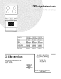 COVER Diagram and Parts List for FES367DQC  Frigidaire Range