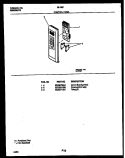 CONTROL PANEL Diagram and Parts List for 56-4861-10-05  Tappan Microwave