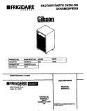 COVER Diagram and Parts List for MDH25YG2  Gibson Dehumidifier