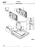 COMPRESSOR PARTS Diagram and Parts List for FAC083W7A5B  Frigidaire Air Conditioner