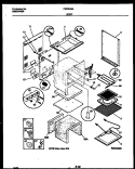 BODY PARTS Diagram and Parts List for FEF334SADA  Frigidaire Range