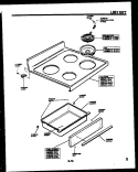 ELECTRICAL PARTS Diagram and Parts List for AS18EJ2K2  Frigidaire Air Conditioner
