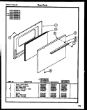 DOOR PARTS Diagram and Parts List for CGC1M2WSTA  Gibson Range