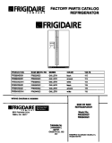 COVER Diagram and Parts List for FRS22XGCD1  Frigidaire Refrigerator