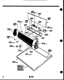 Part Location Diagram of 3016113 Frigidaire TRACK-FILTER
