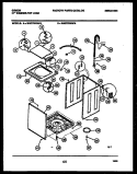 CABINET PARTS Diagram and Parts List for WA27F2WAFA  Gibson Washer