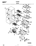 Part Location Diagram of 215217584 Frigidaire TRIM-Freezer  SHELF